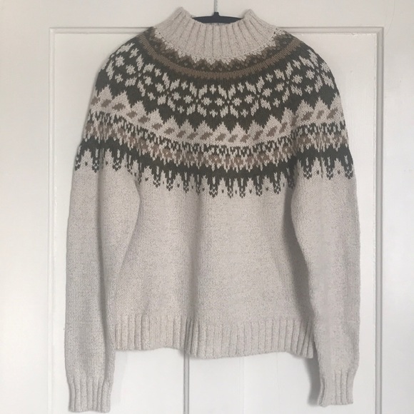 VINTAGE WOOLRICH MOCK NECK SWEATER - Picture 1 of 4